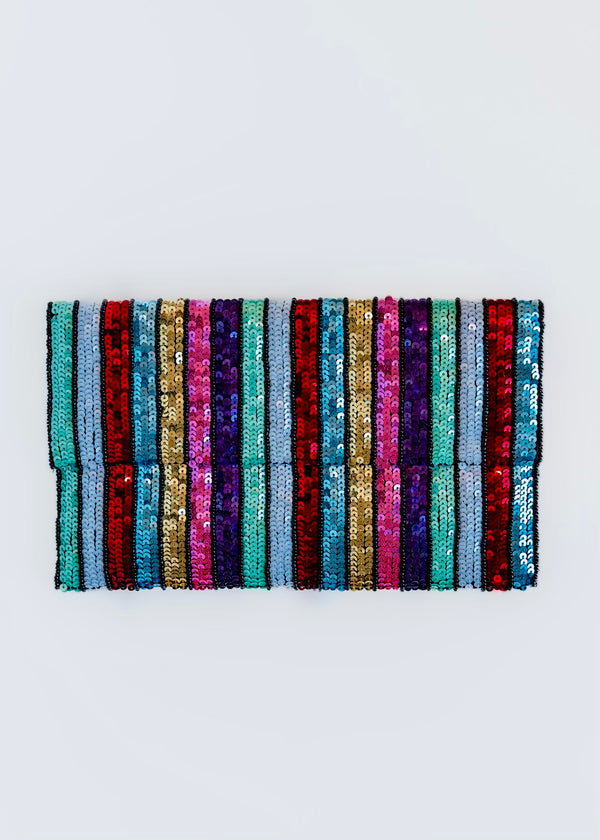 Party Ready Sequin Clutch Bag