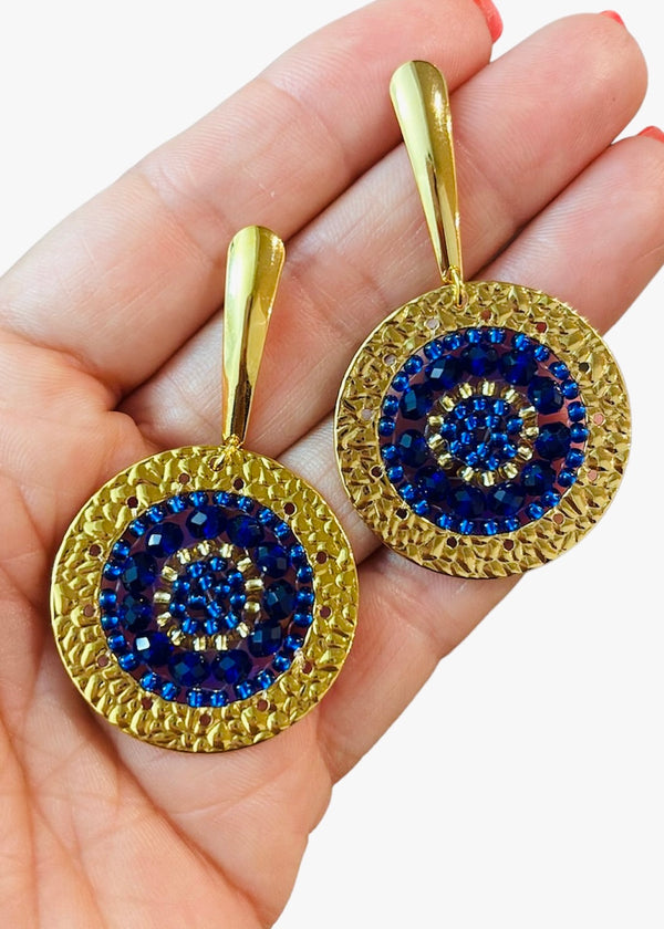 Ruedita Blue Earrings