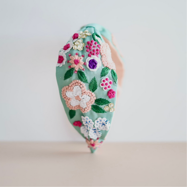 Mint Meadow Adjustable Headband