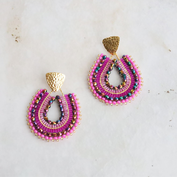 Tears of The Sea Pink Earring
