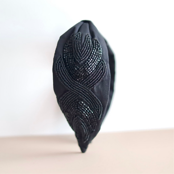Hansel Black Adjustable Headband