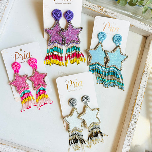 Rock Star Fringe Earrings