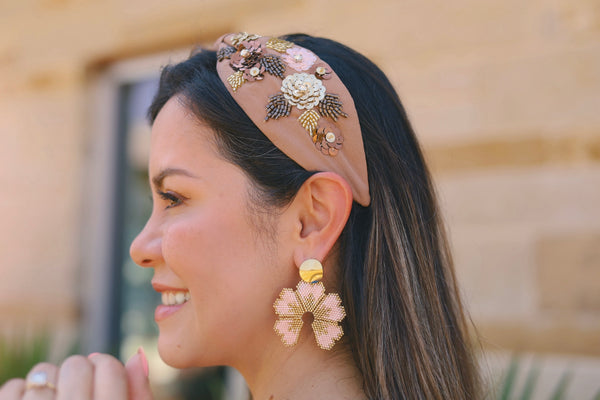 Golden Dreams Tan Adjustable Headband
