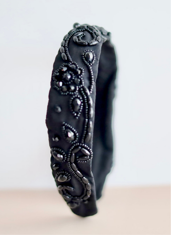 Starry Night Black Mini Headband