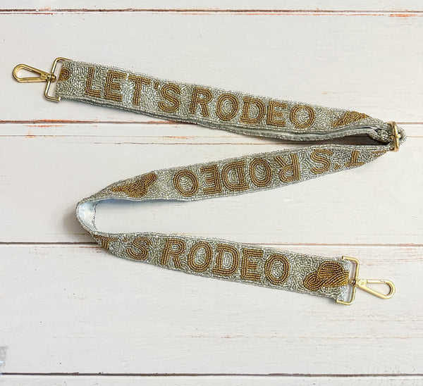 Let’s Rodeo Adjustable Beaded Strap