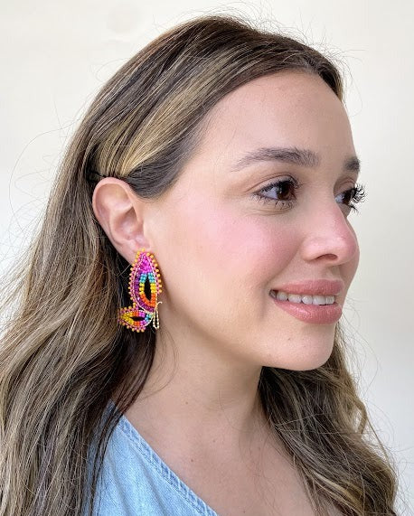 Half-Butterly Pink Earrings