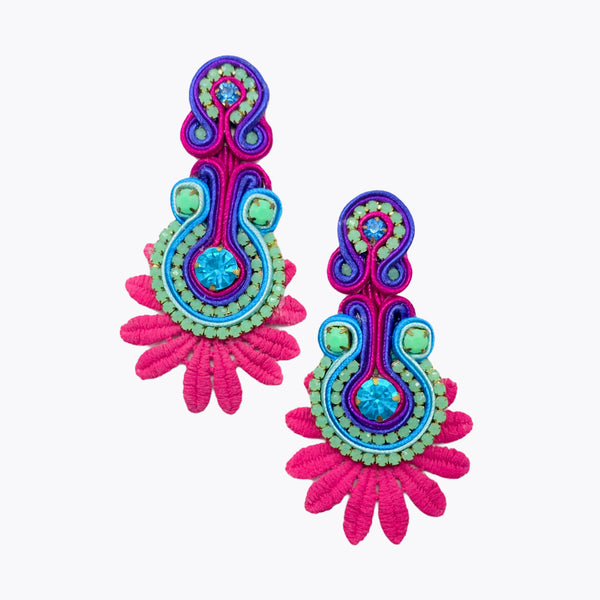 Ave Maria Purple Earrings
