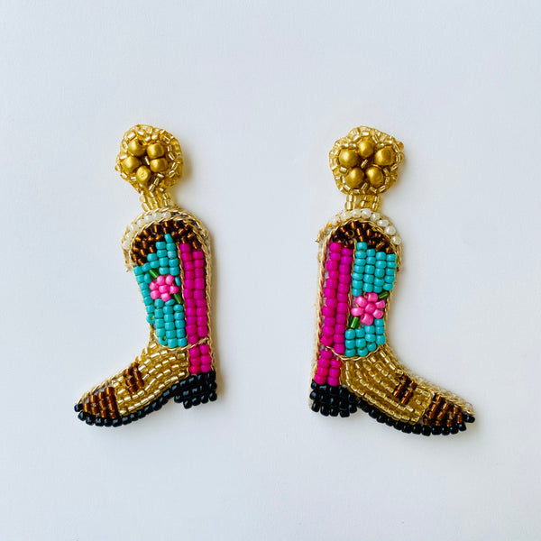 The Cowgirl Boots Earrings