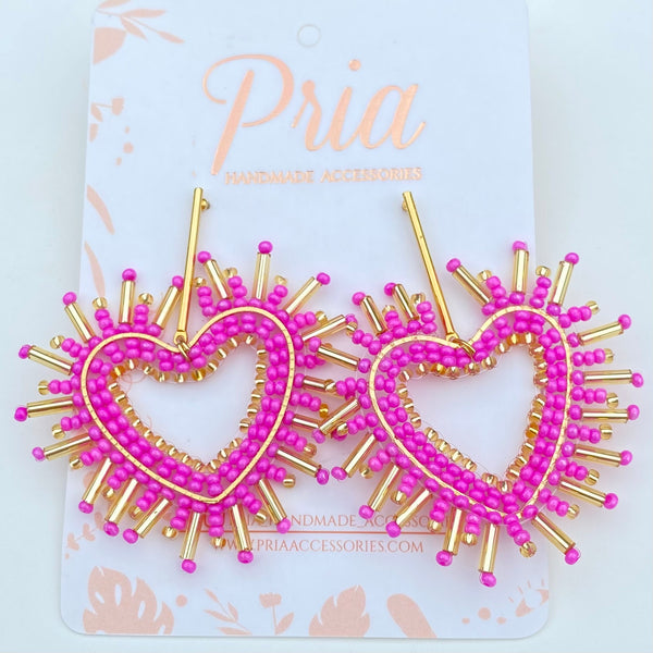 Open Chispitas Pink Earrings